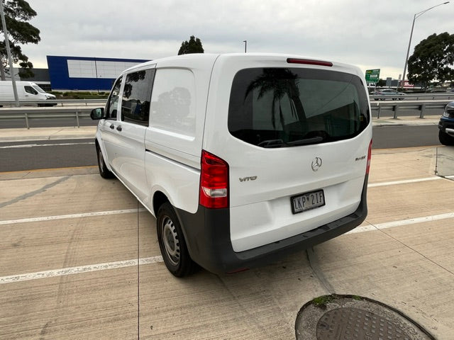 Rear three-quarter view of 2017 Mercedes-Benz Vito van